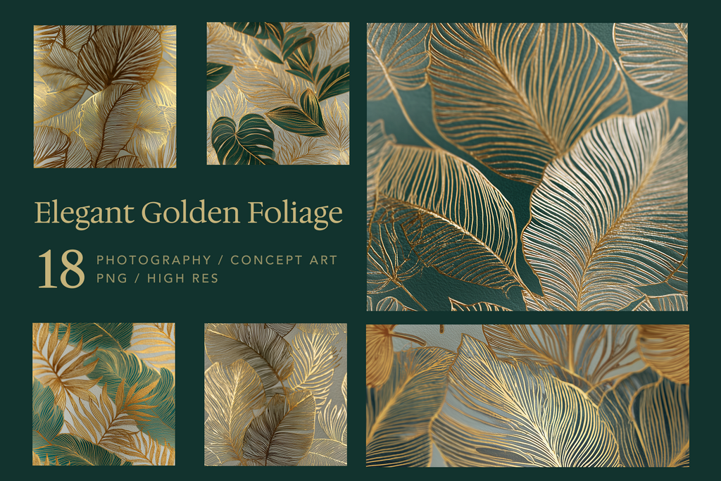 Elegant Golden Foliage