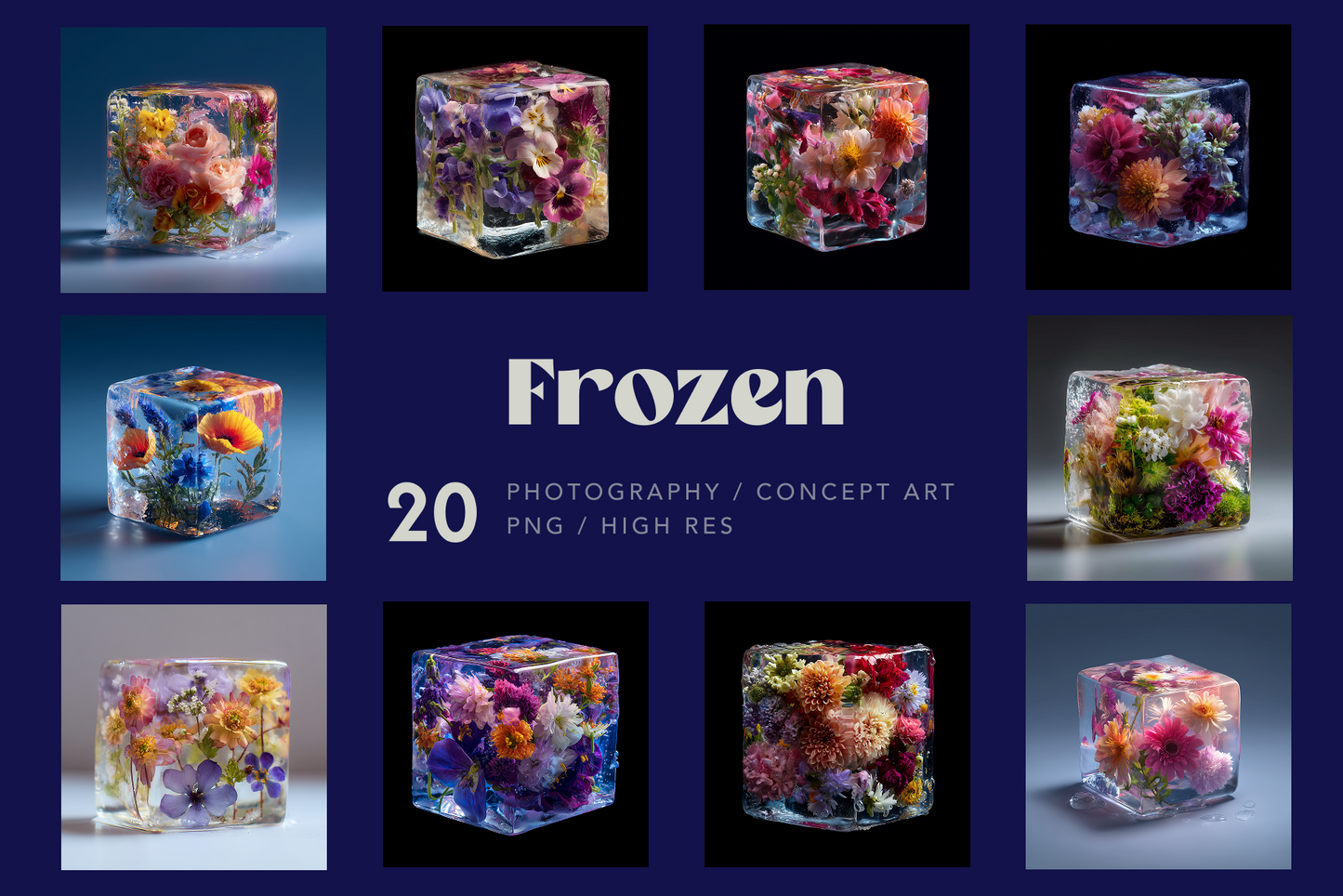 Frozen - Stock Images