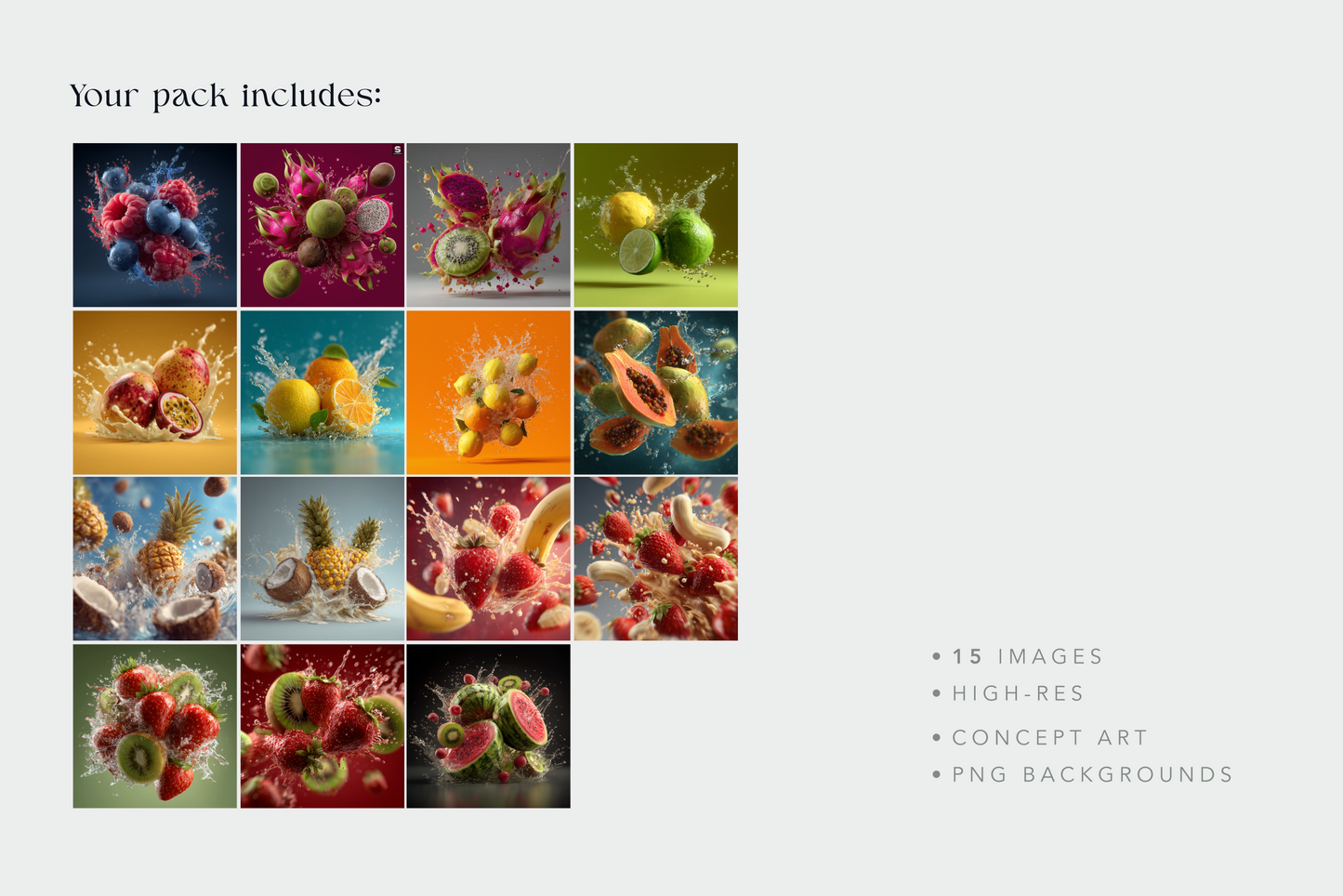 Fruit Splash - Stock Images