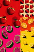 Pop Art Fruit
