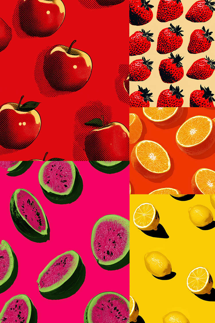 Pop Art Fruit