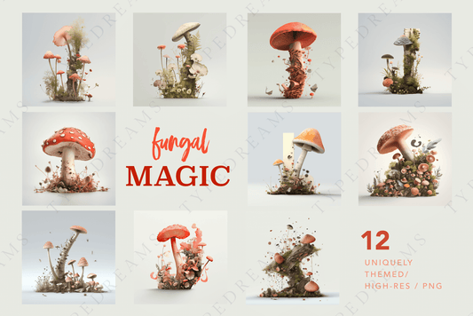 Fungal Magic - Forest Mushrooms