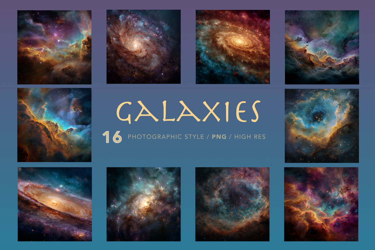 Galaxies - Stock Images