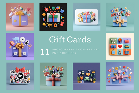 Gift Cards - Stock Images