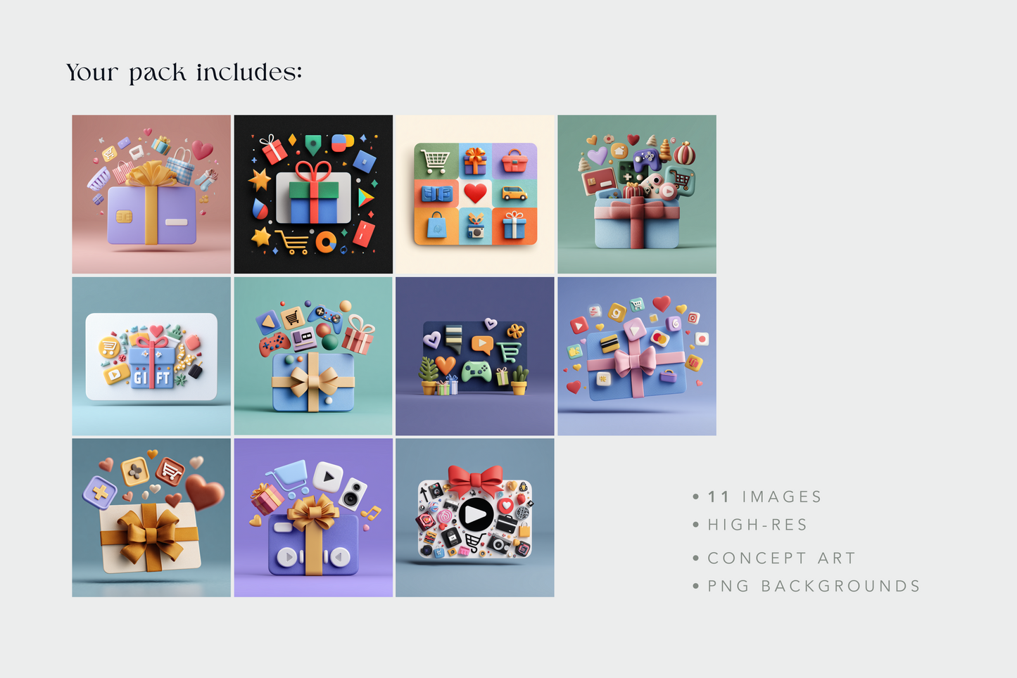 Gift Cards - Stock Images