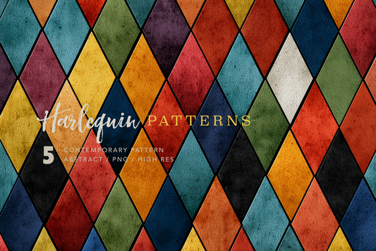 Harlequin Patterns - Stock Images