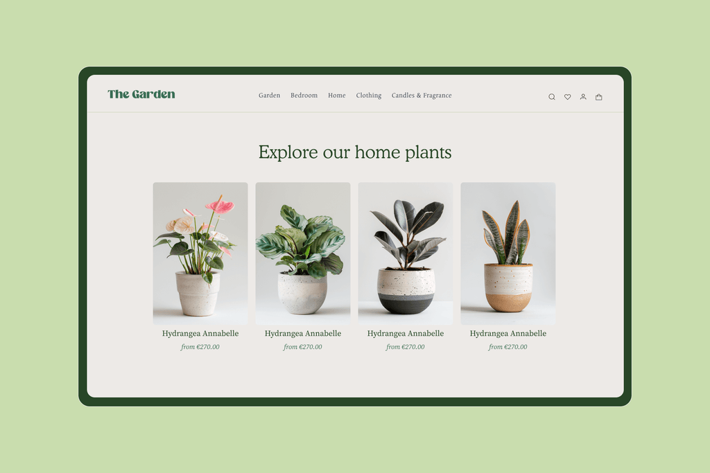 Home Plants - Typedreams  