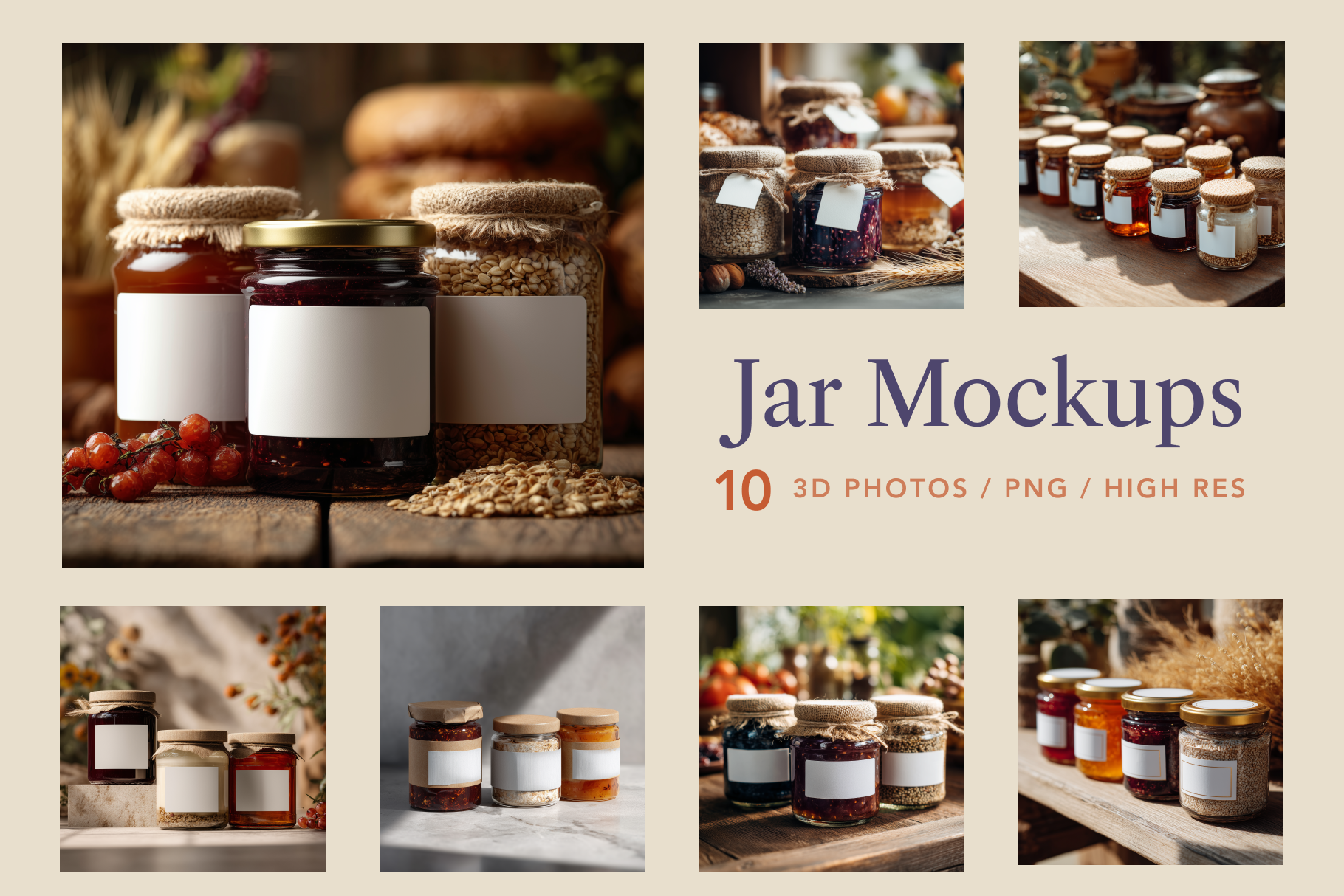 Jar Mockups