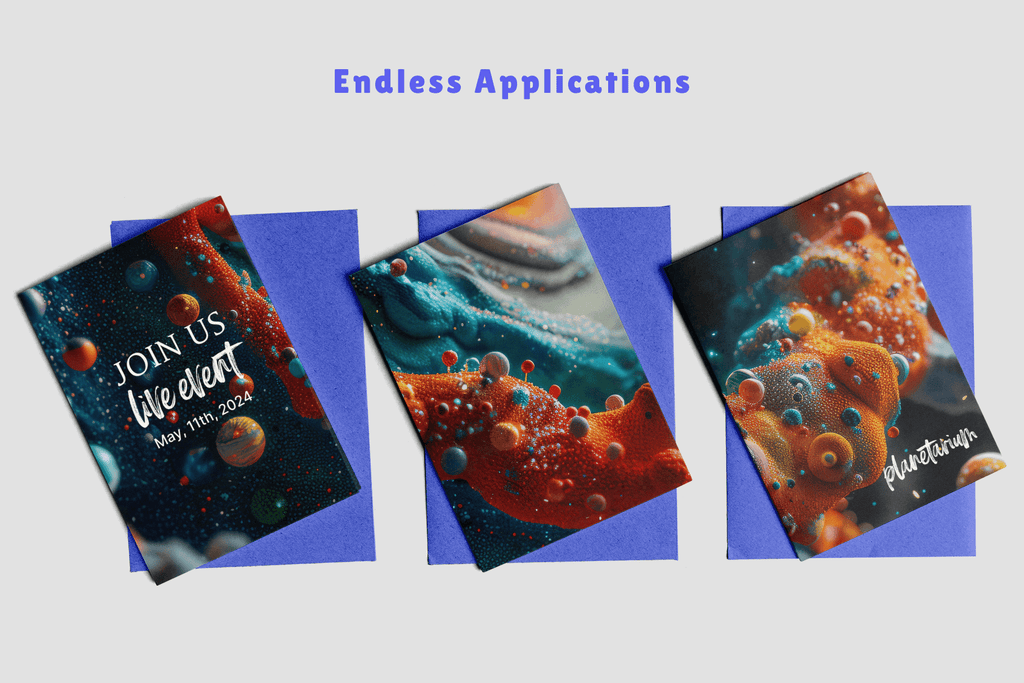 Little Planets - Cosmic Backgrounds - Typedreams  