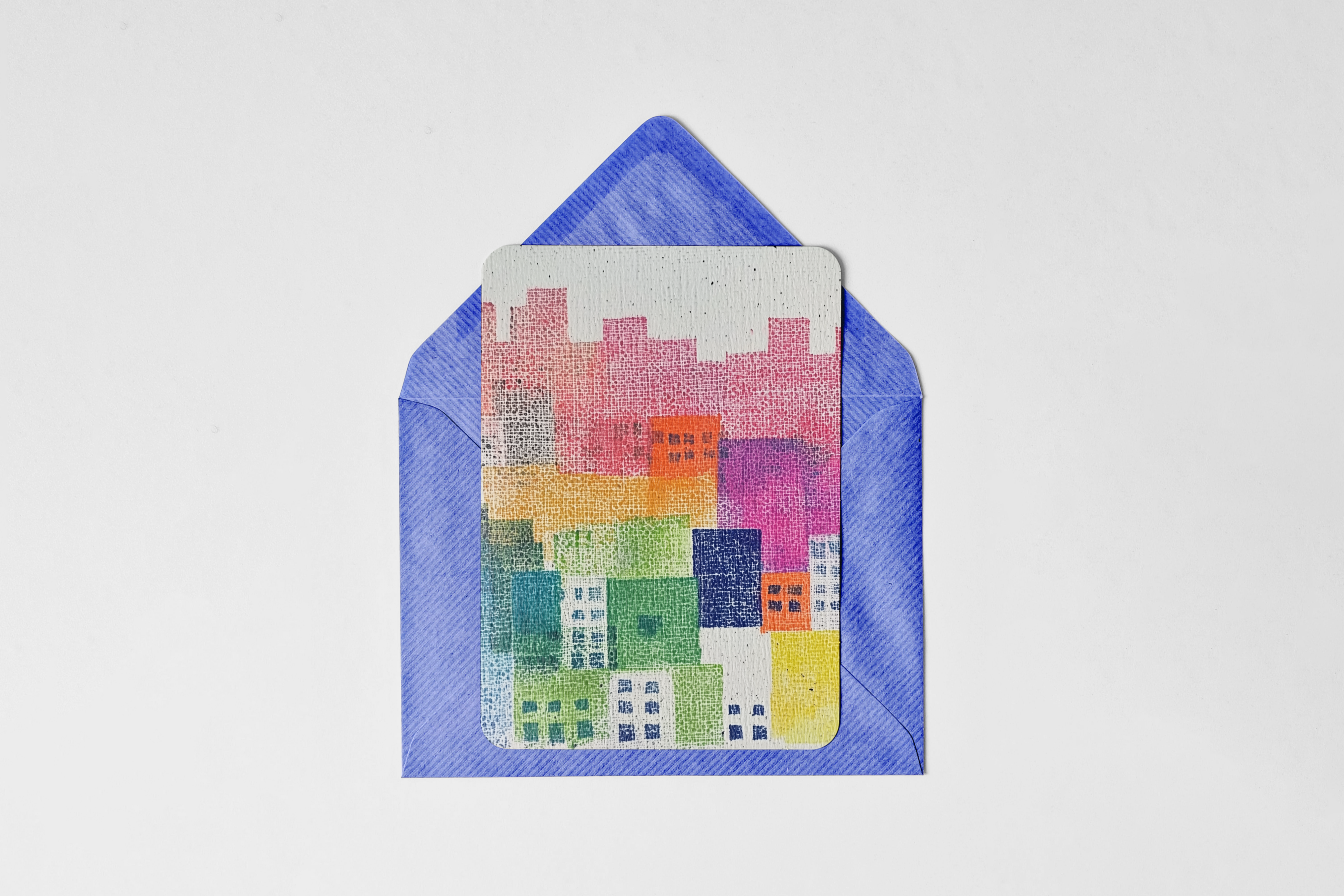Little Towns - Abstract Art - Typedreams  