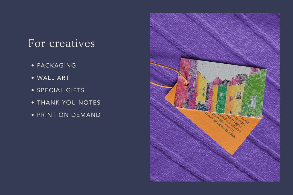 Little Towns - Abstract Art - Typedreams  