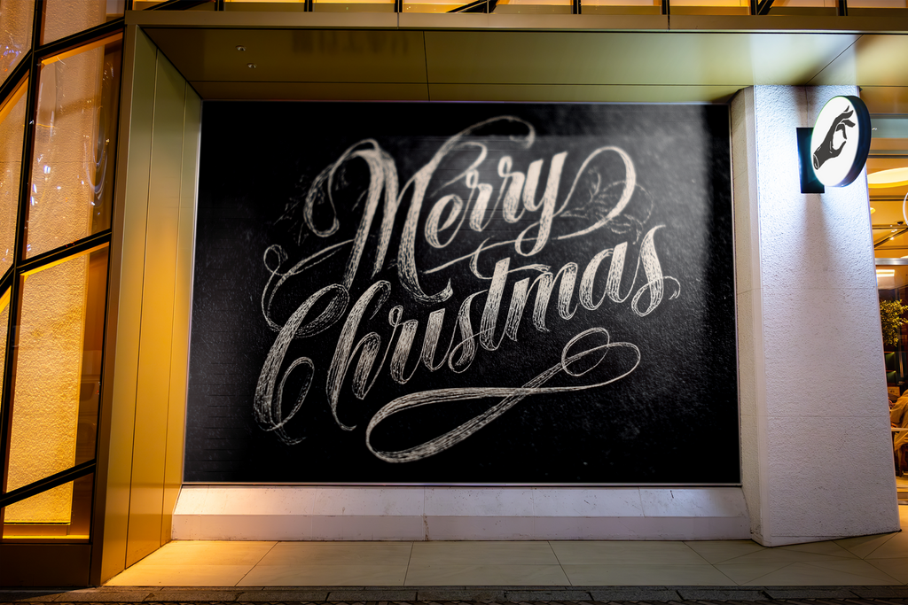 Merry Christmas Lettering