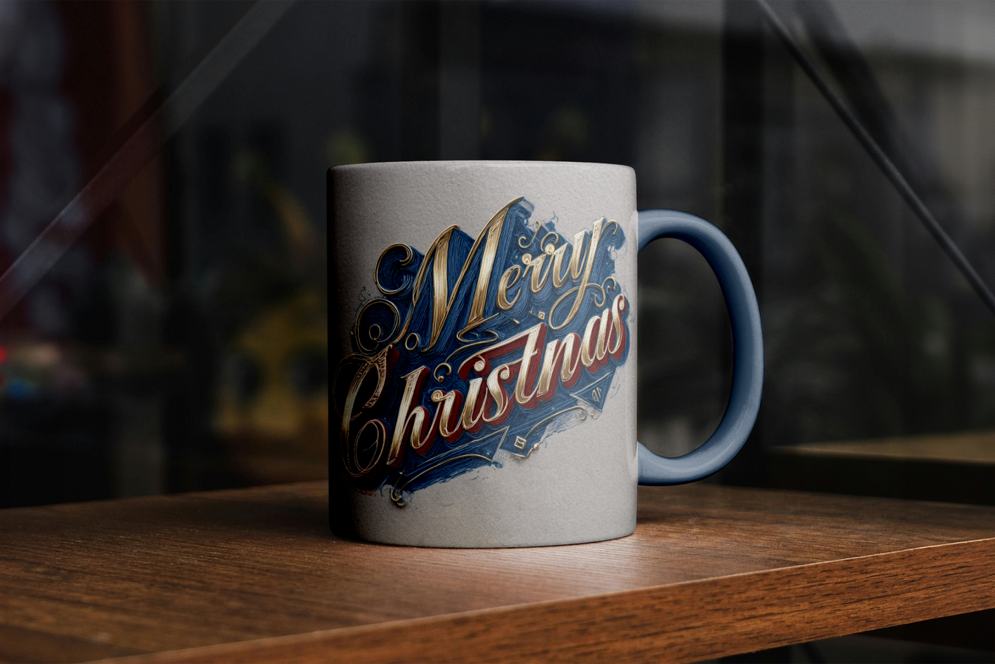 Merry Christmas Lettering - Stock Images