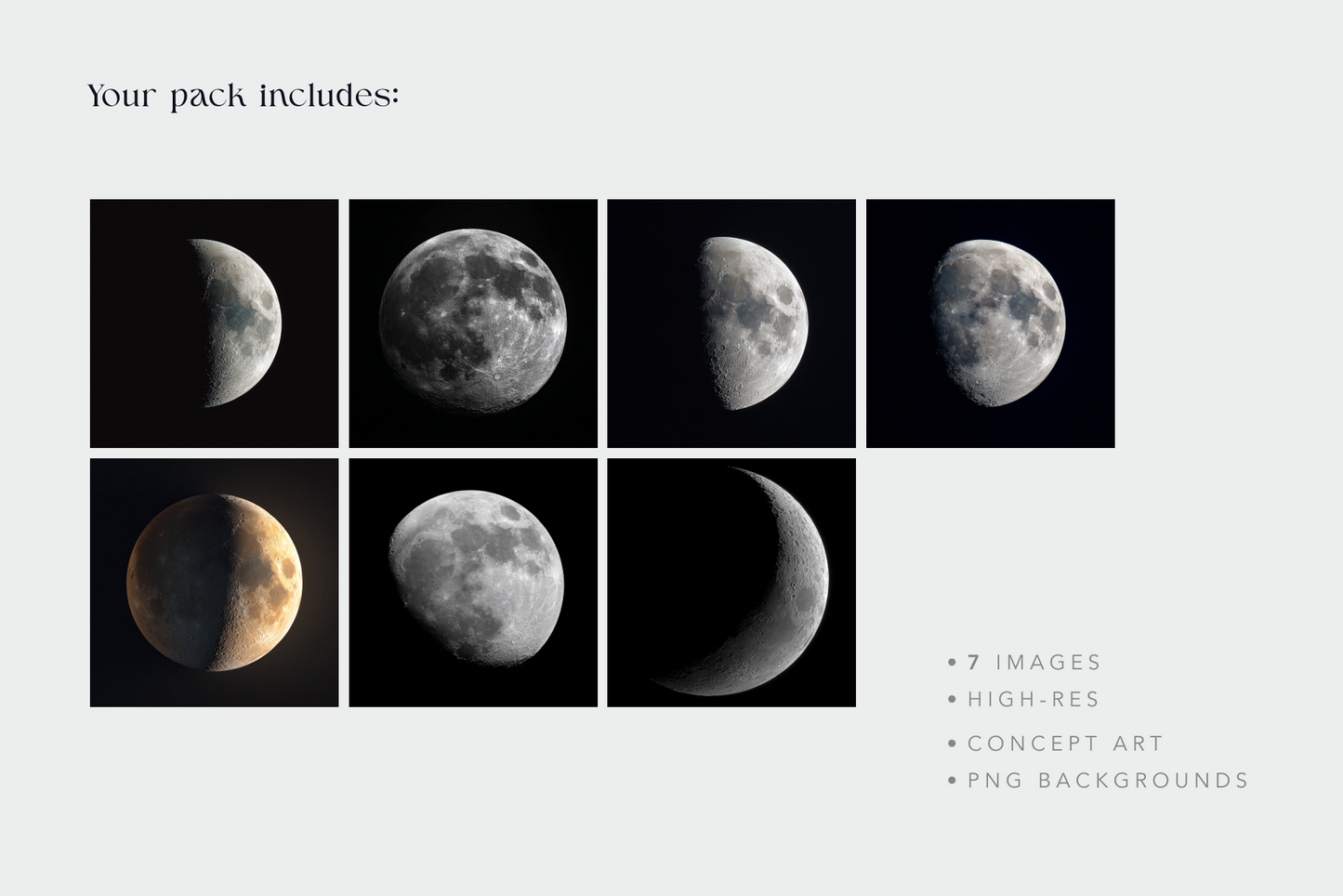 Phases of the Moon - Stock Images