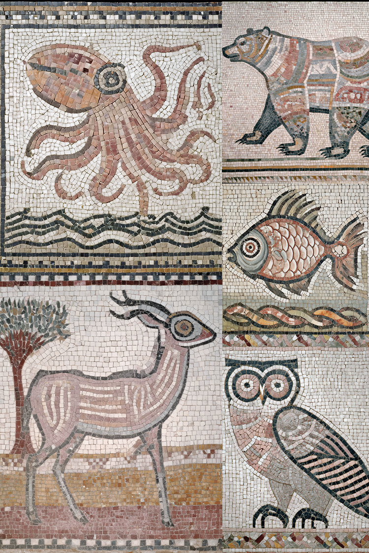 Mosaic Animals