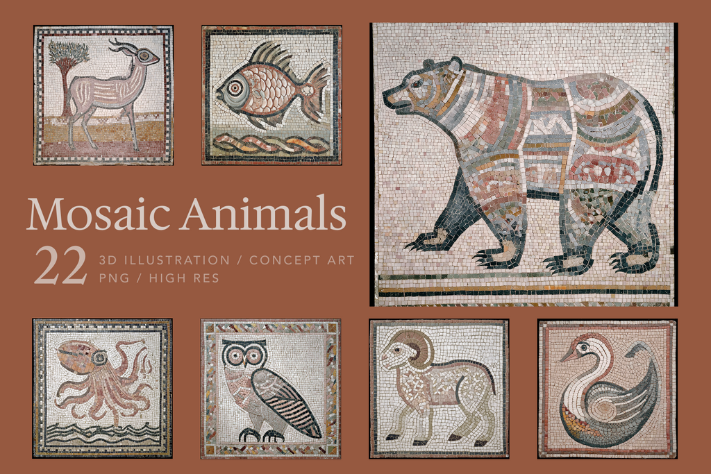 Mosaic Animals