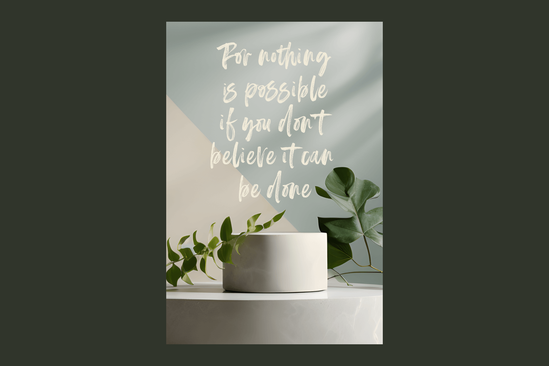 Natural Elegance - Podium Backgrounds - Typedreams  