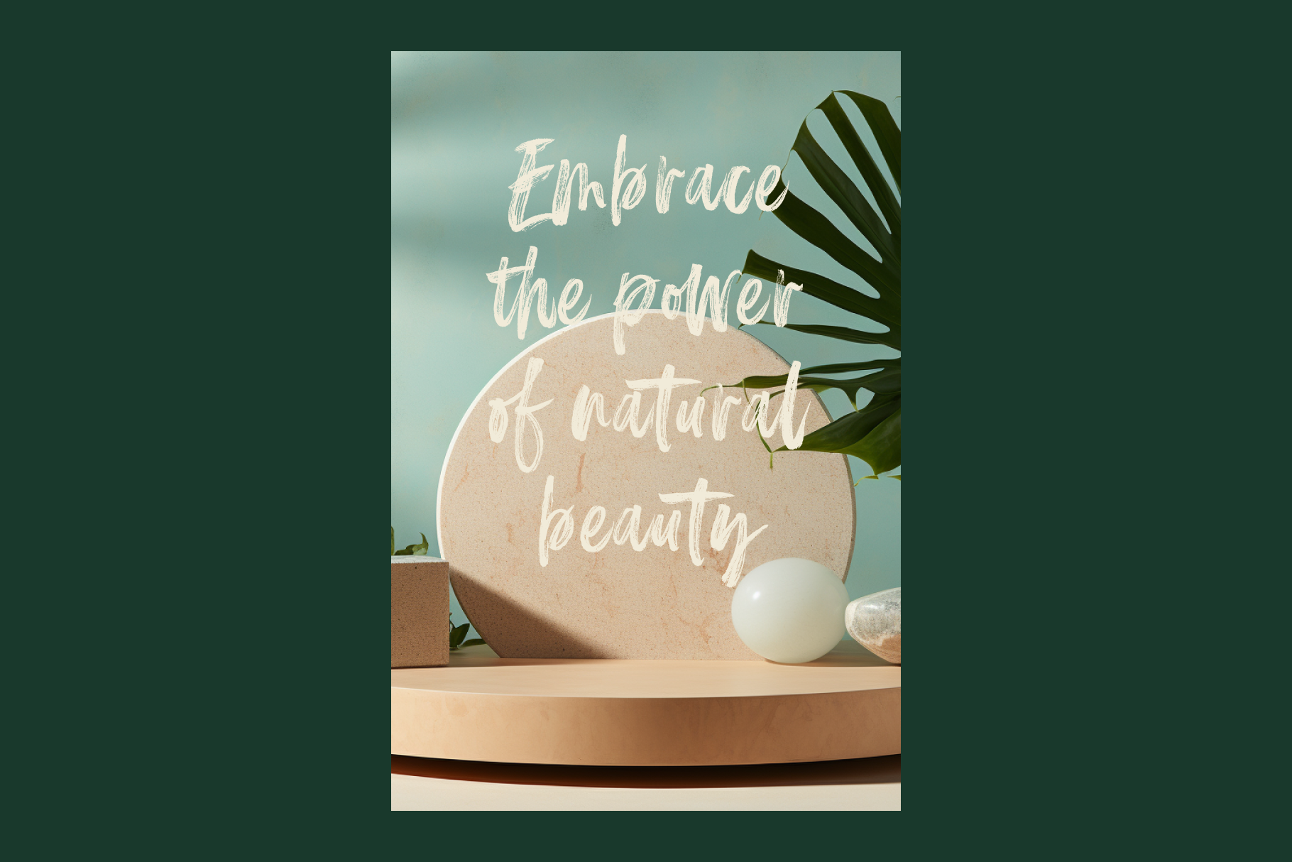 Natural Elegance - Podium Backgrounds - Typedreams  