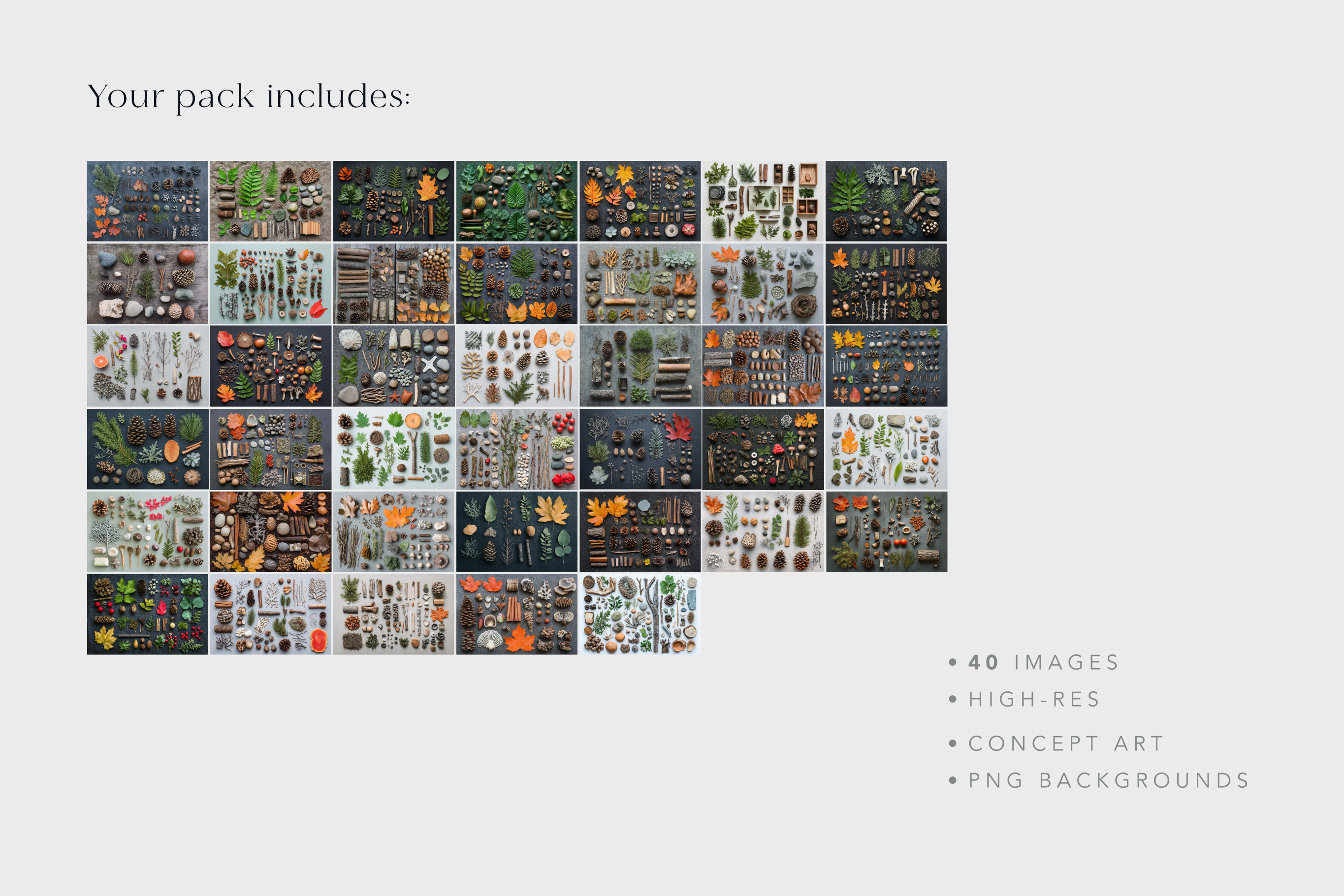 Nature knolling