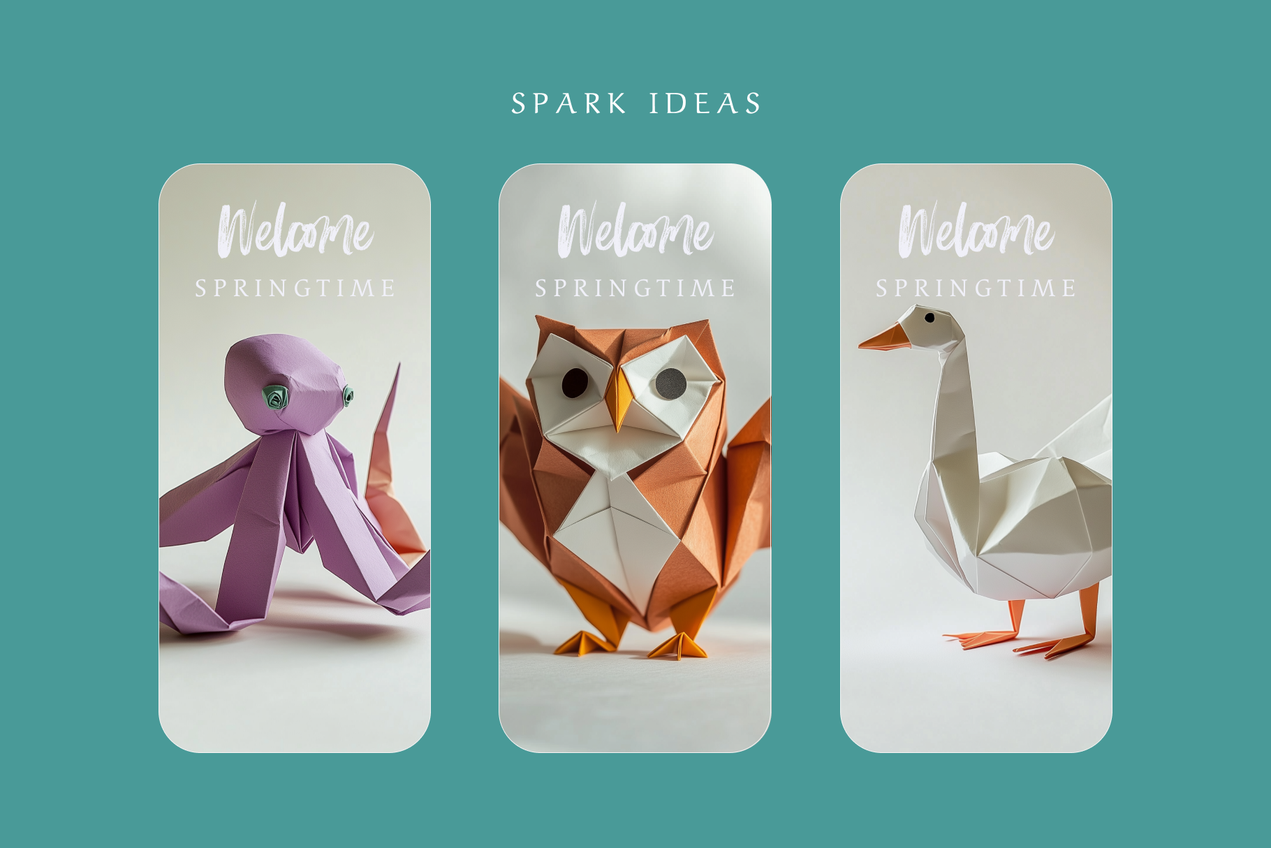 Origami animals