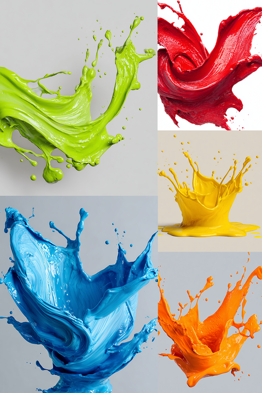 Paint Splashes - Stock Images