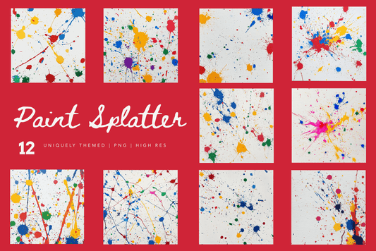 Paint splatter image