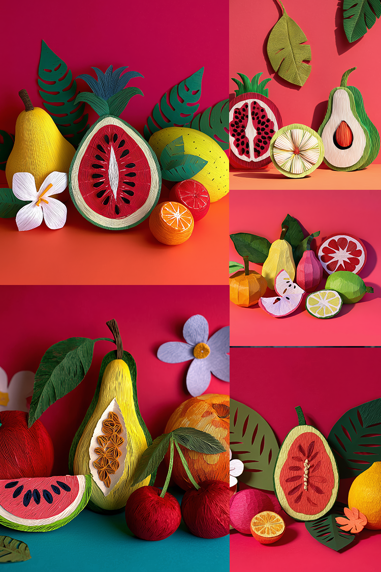 Paper Fruits