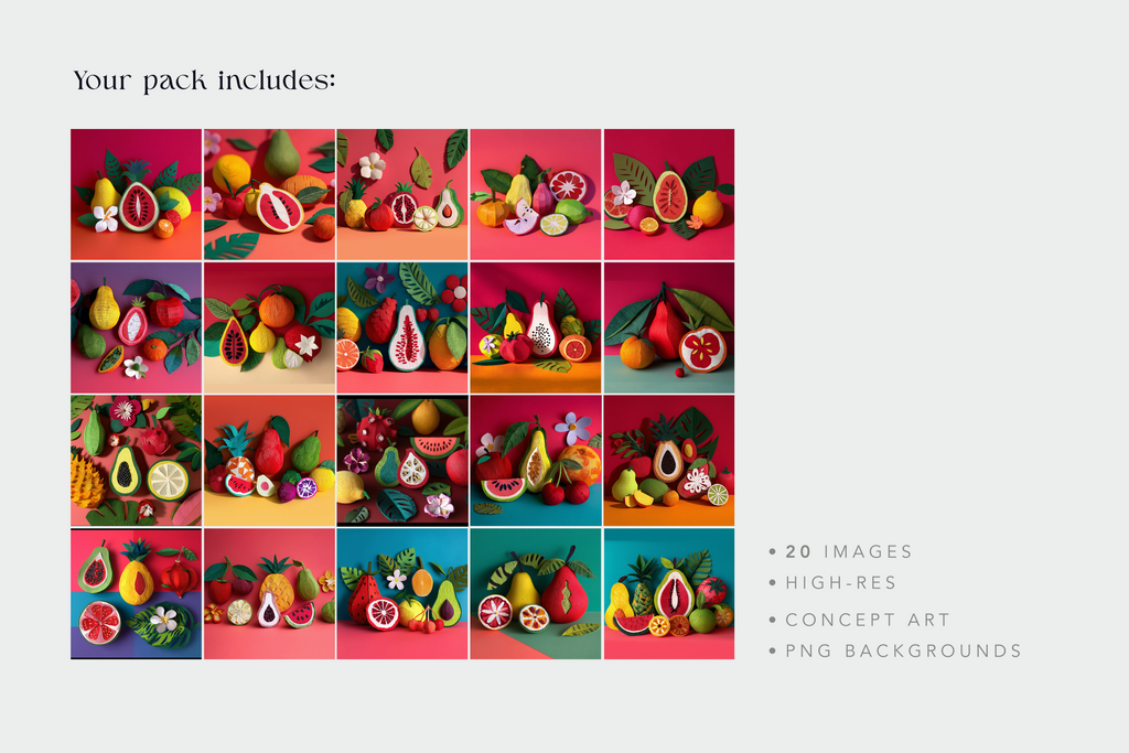 Paper Fruits