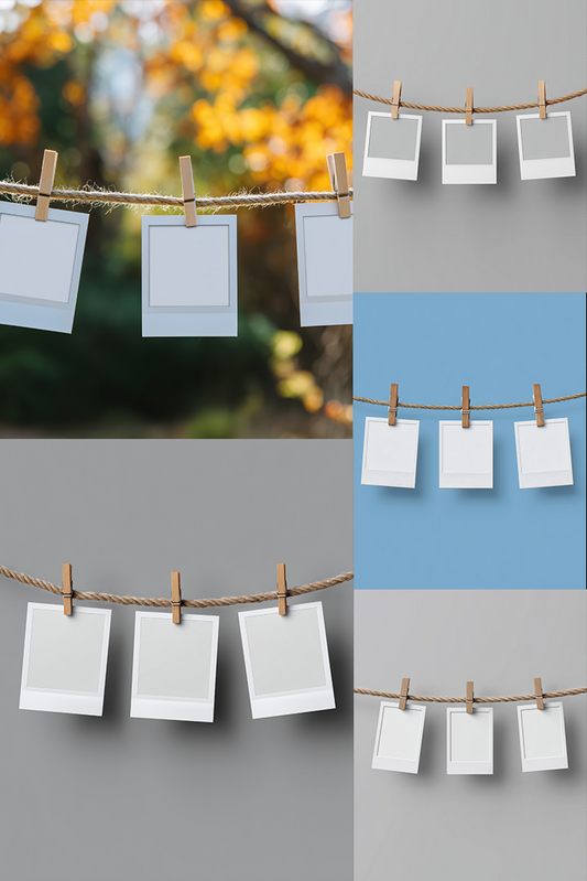 Polaroid Mockups - Stock Images