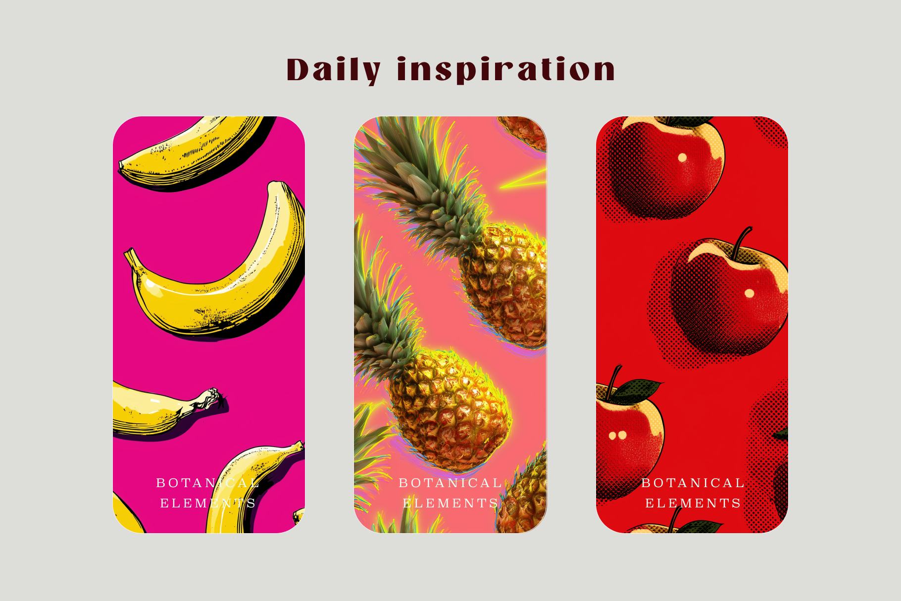 Pop Art Fruit