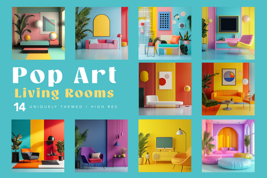 Pop art living room