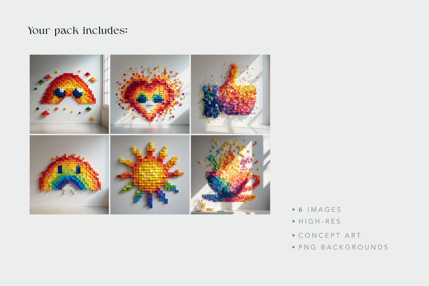 Post-it Art - Stock Images