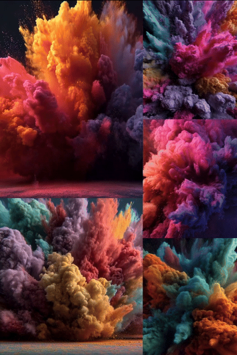 Powder Explosions - Stock Videos and Images