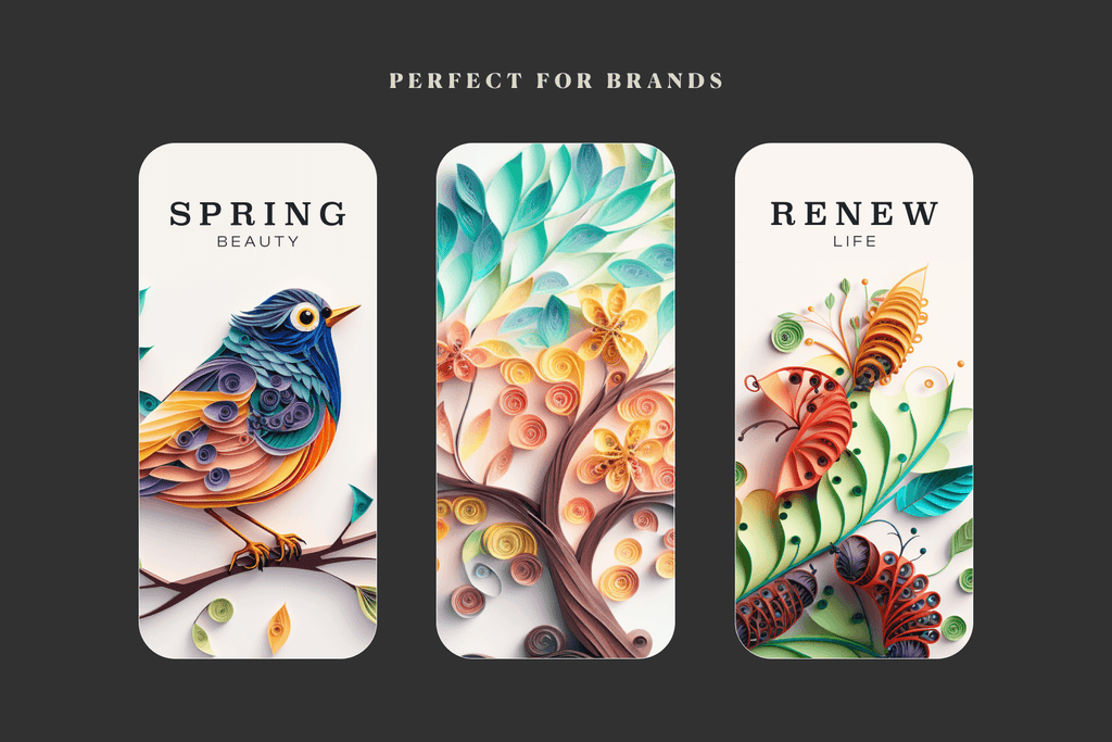 Springtime Paper Art - Typedreams  