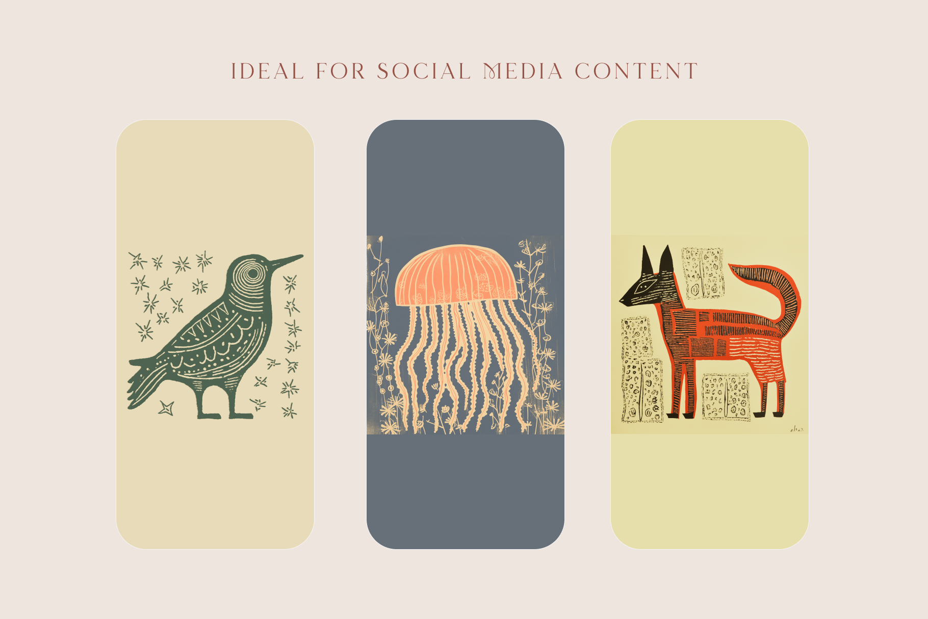  Stamped Animals