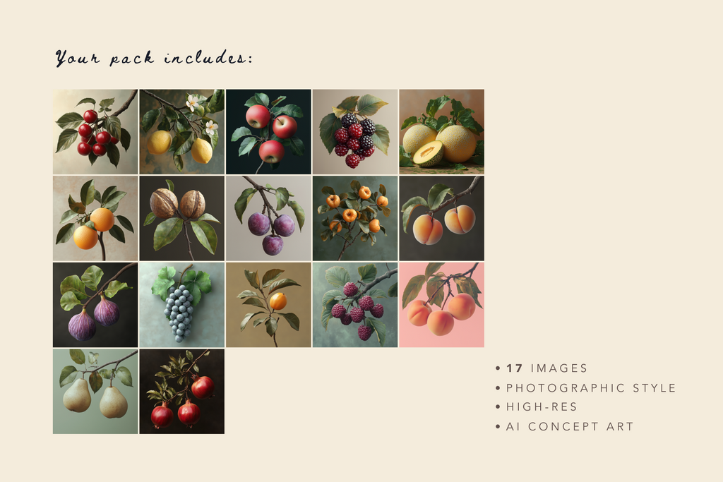 still life fruits