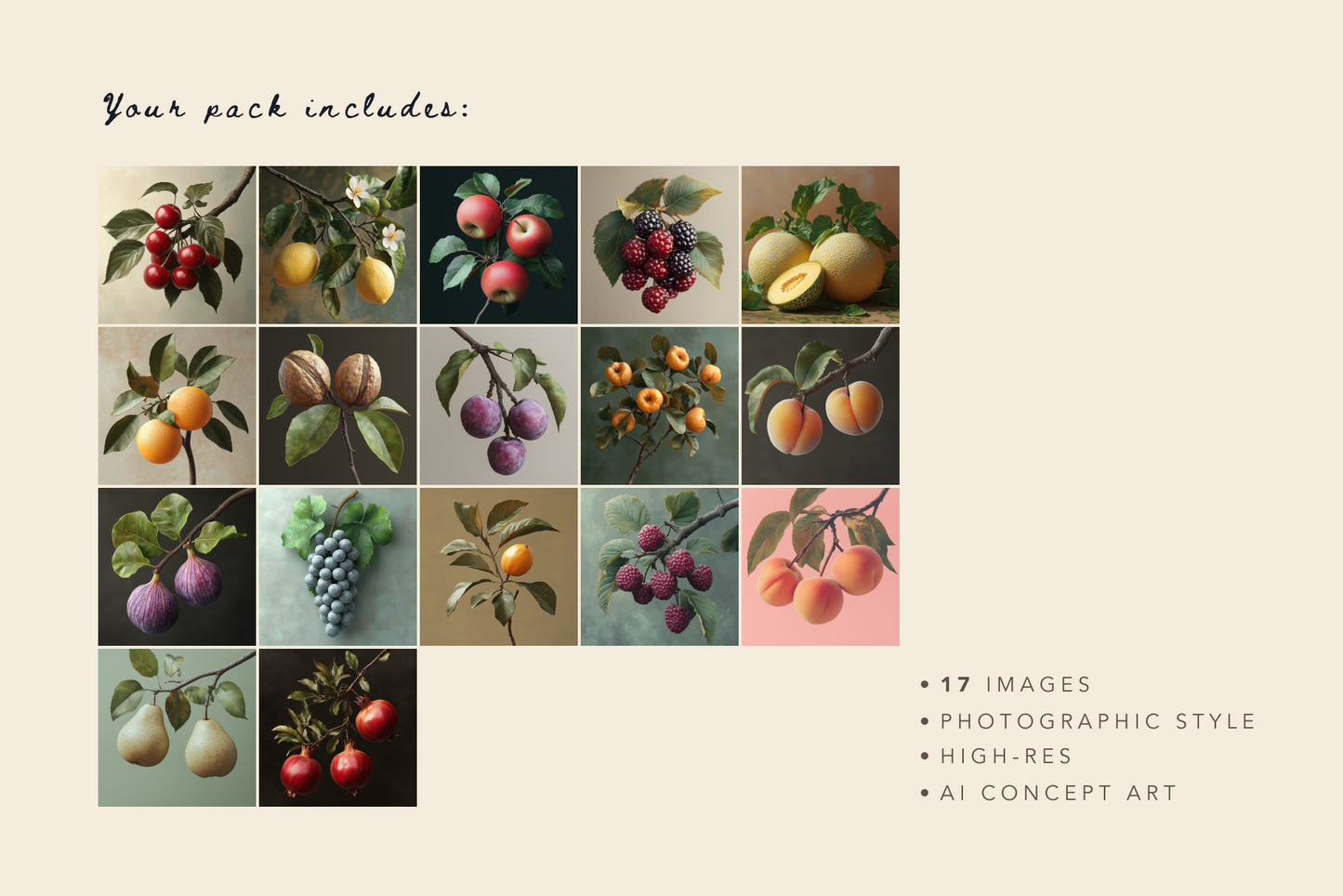 still life fruits