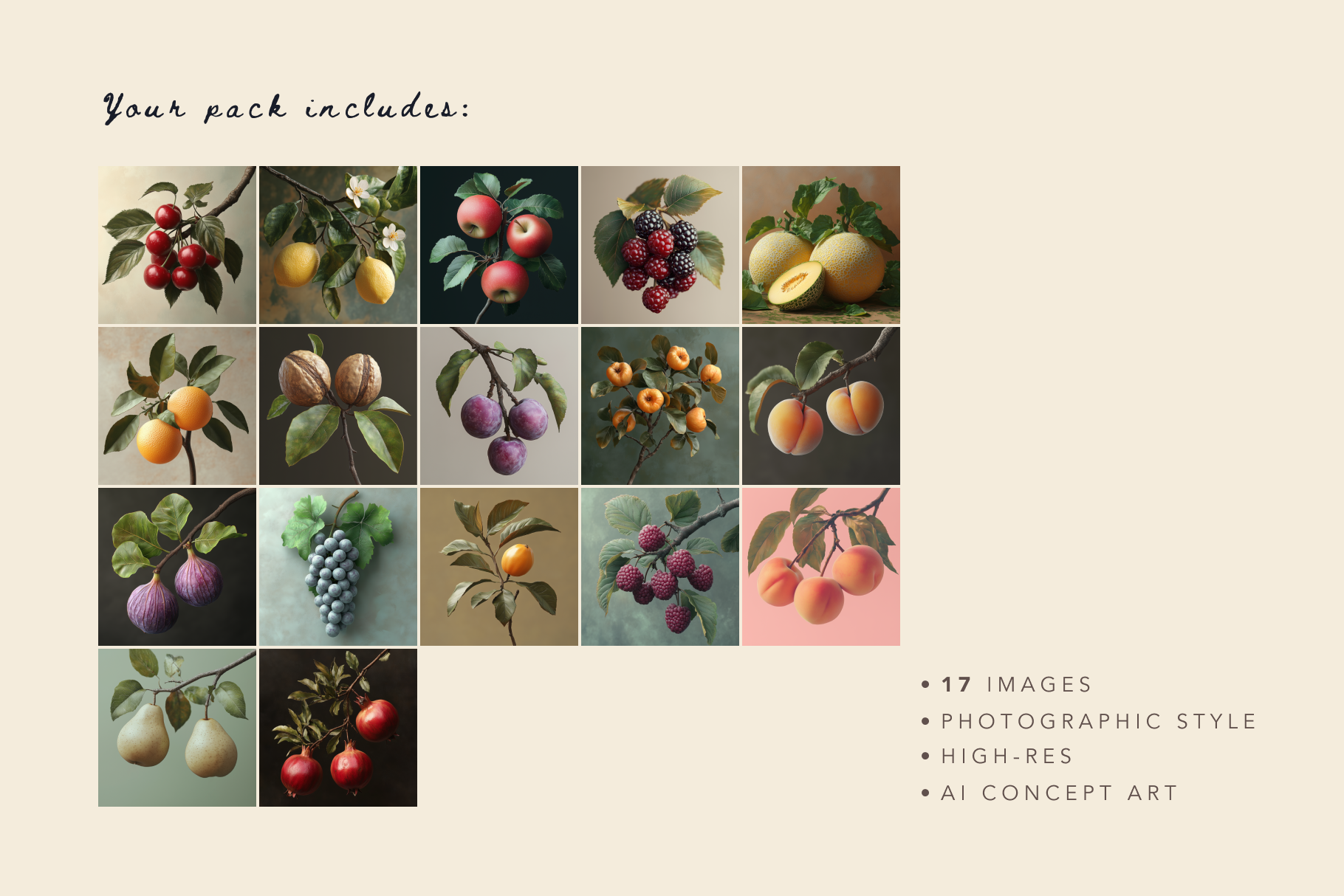still life fruits