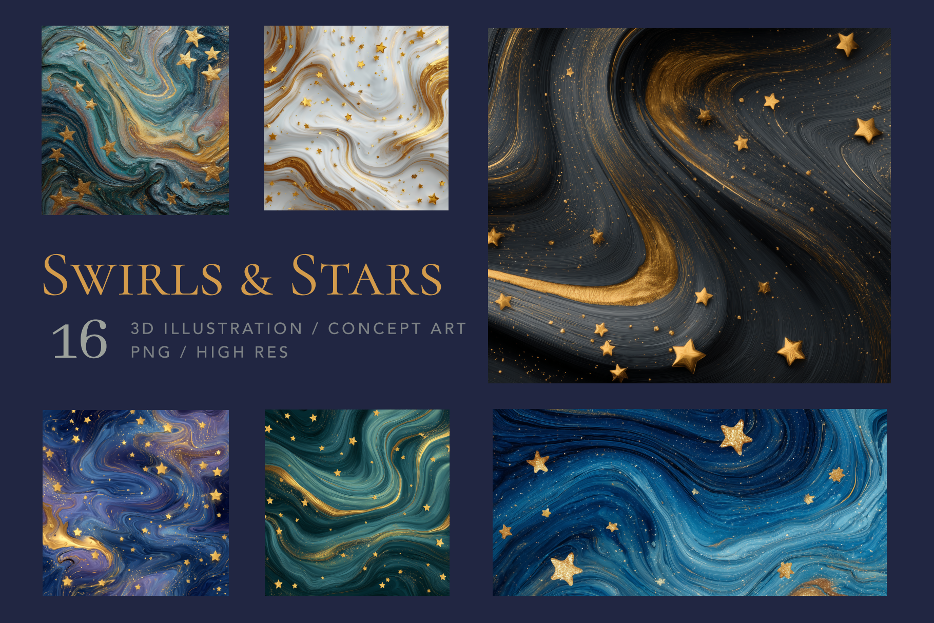 Swirls and Stars
