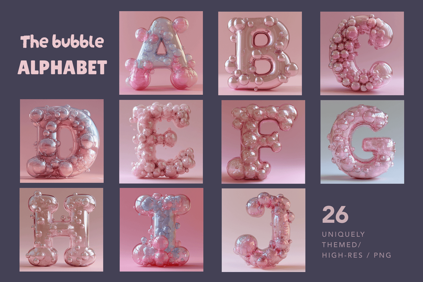 The Bubble Alphabet