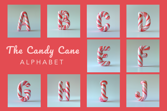 The Candy Cane Alphabet - Typedreams  