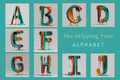 The Dripping Paint Alphabet