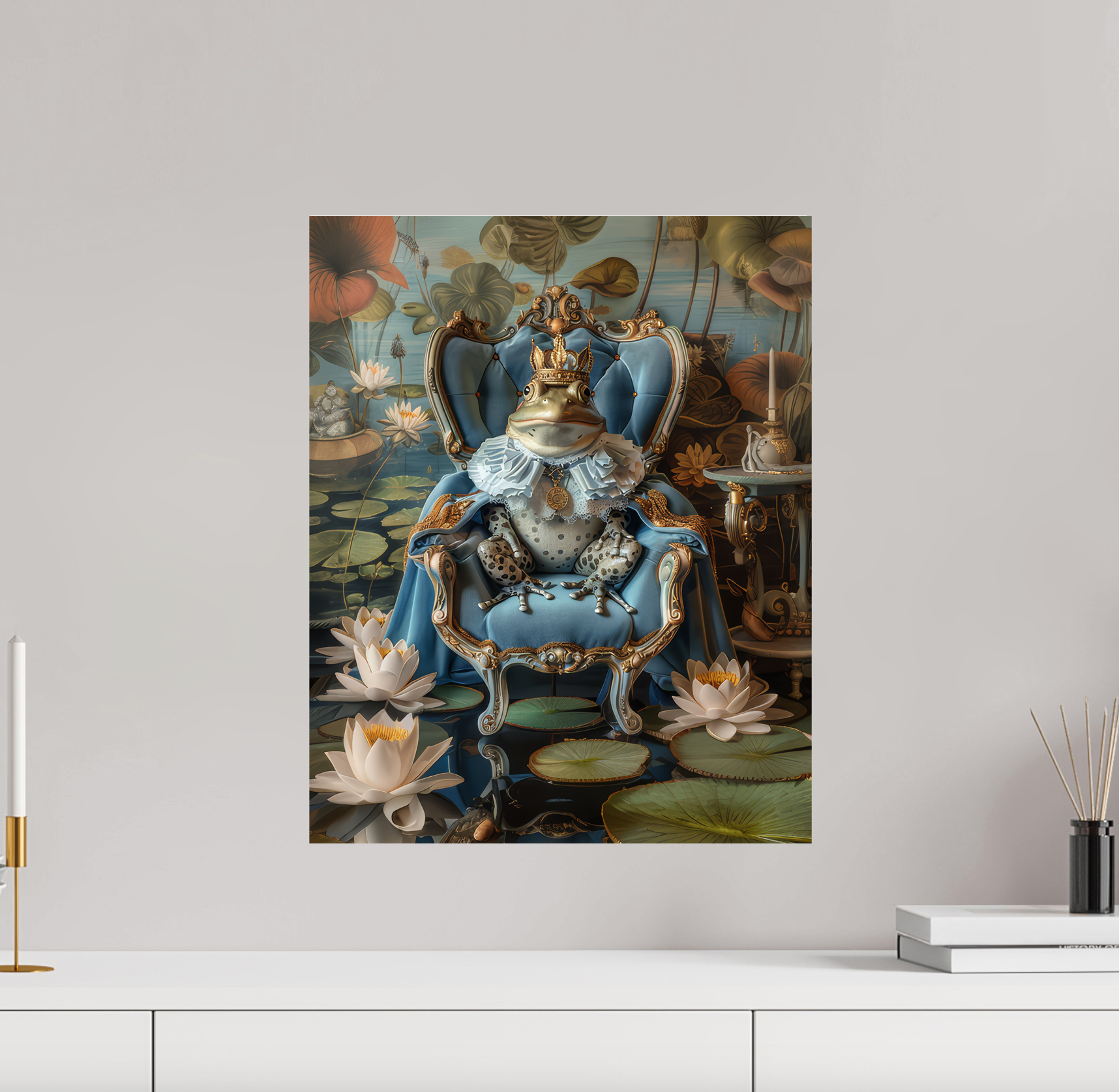The frog prince art print