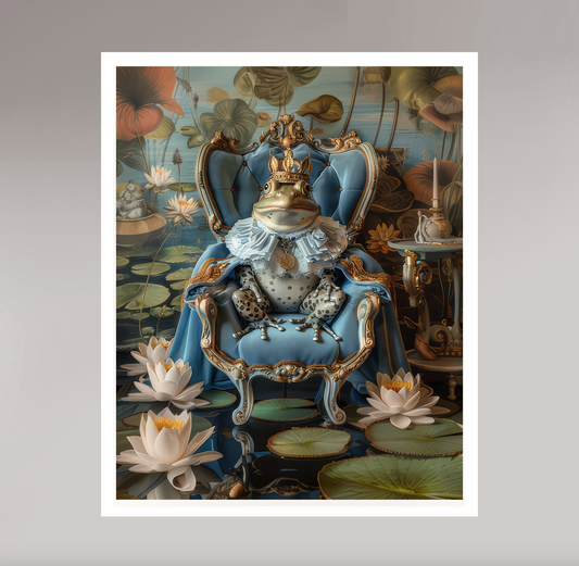 The frog prince art print