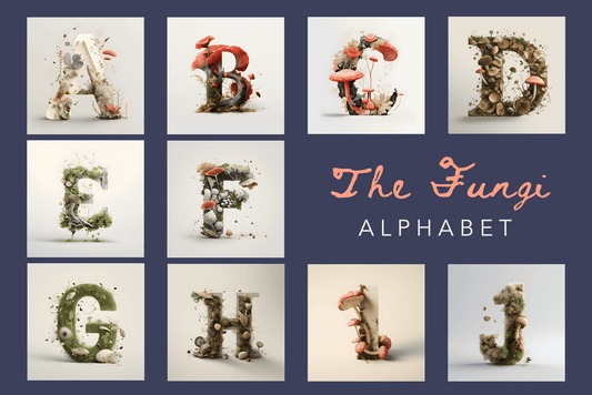 The Fungi Alphabet - Typedreams  