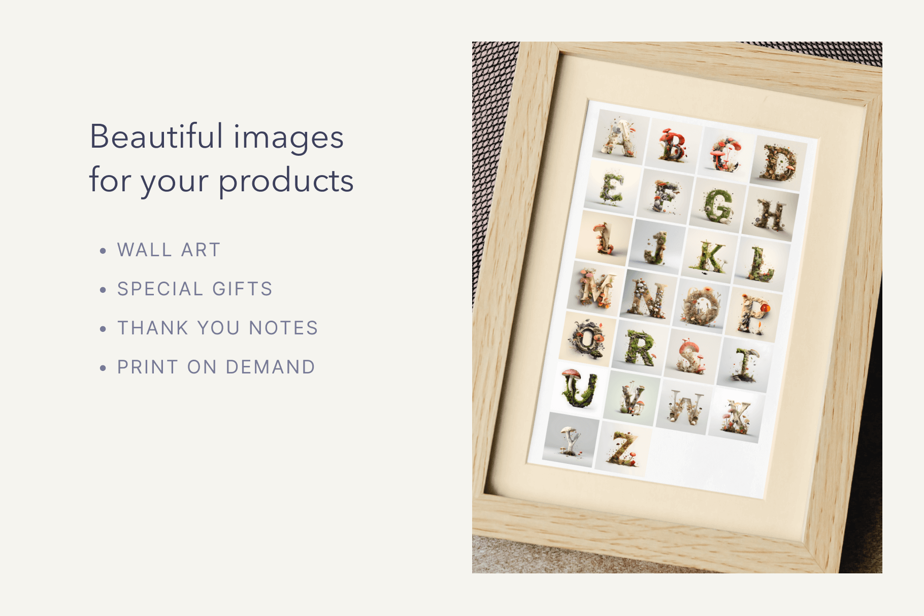 The Fungi Alphabet - Typedreams  