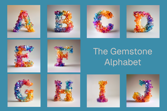 Gemstone alphabet
