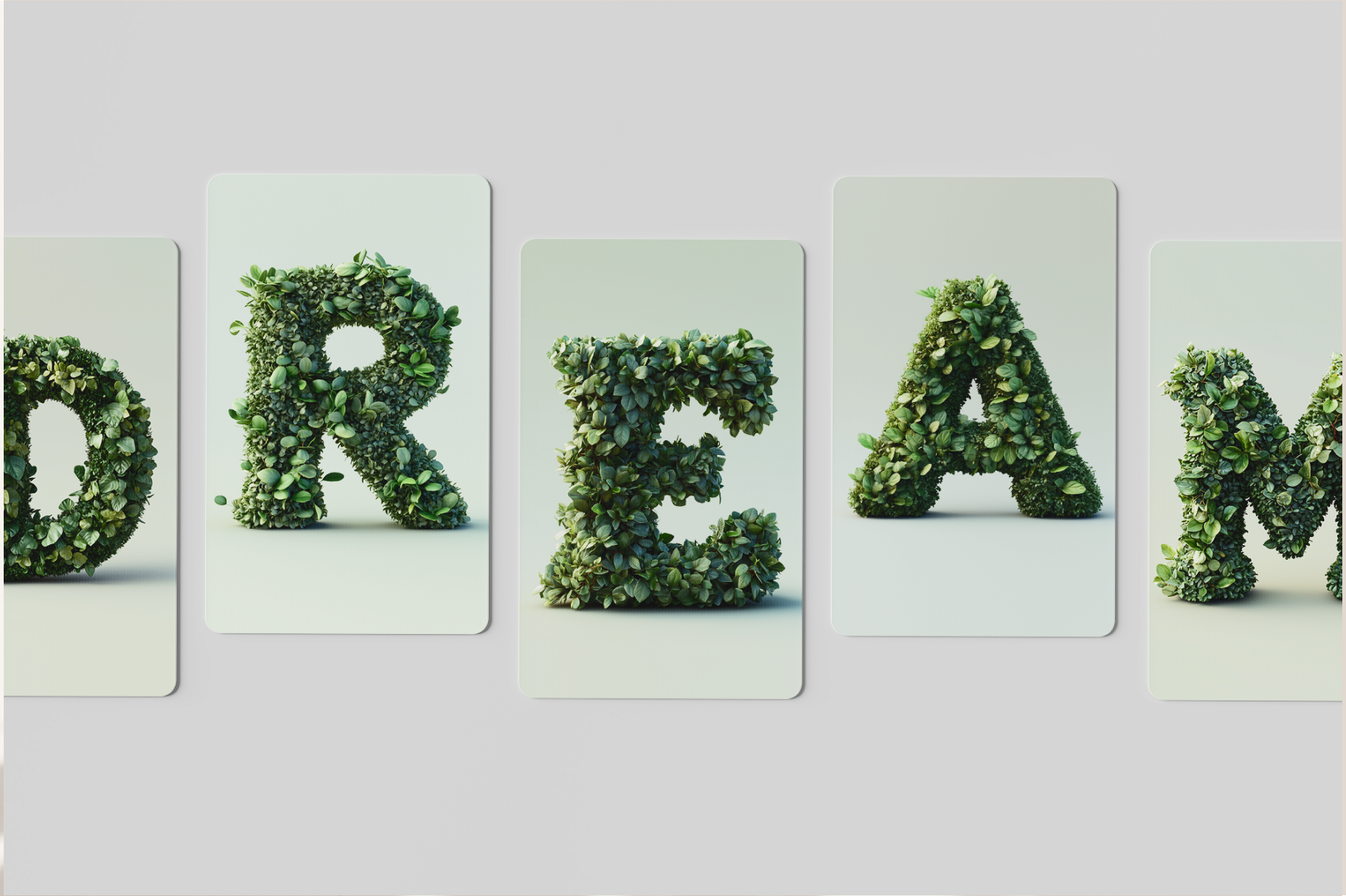 The Green Hedge Alphabet - Typedreams  