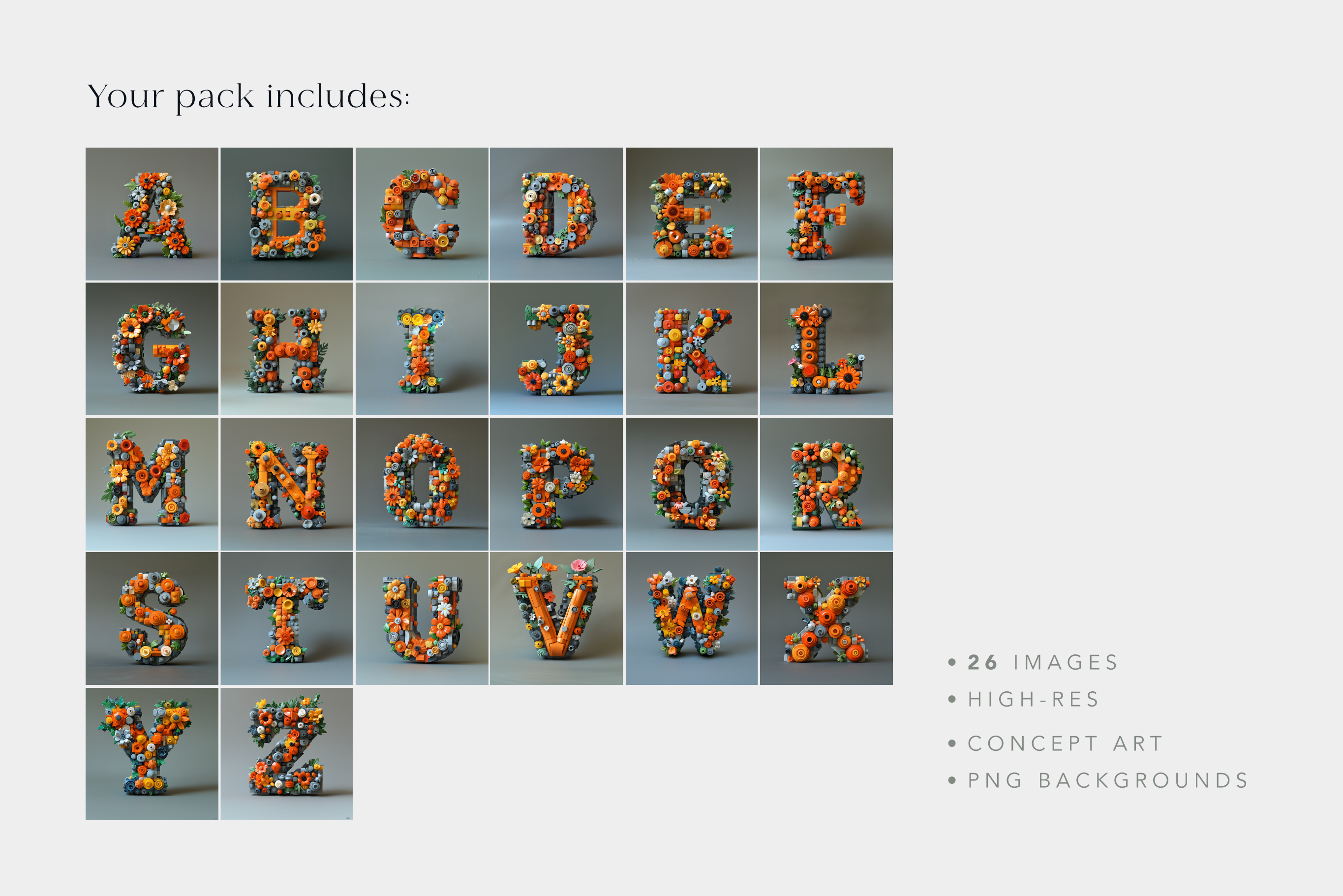 Lego letters