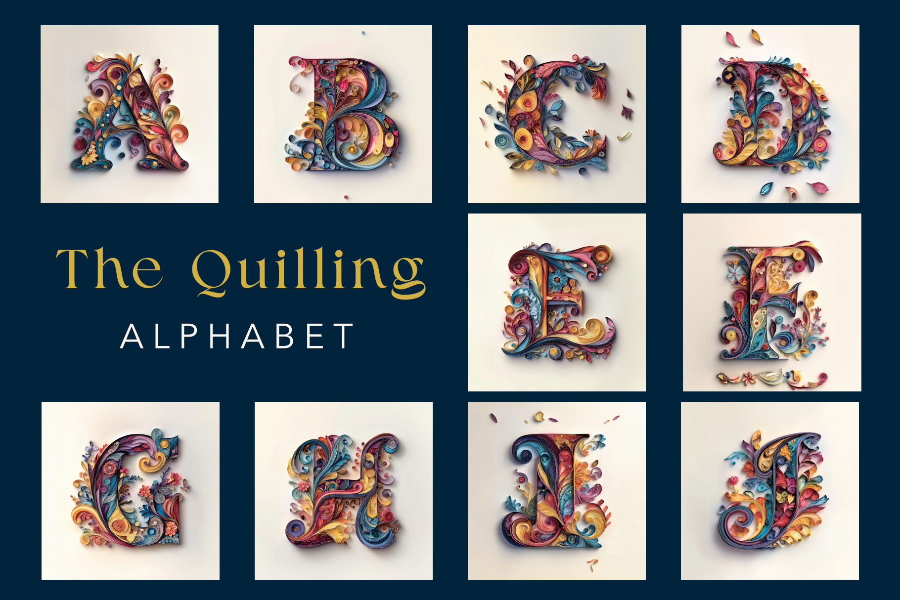 The Quilling Alphabet